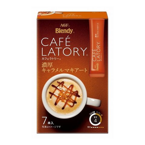 日本 AGF AGF BLENDY CAFE LATORY醇厚焦糖玛奇朵 7个*11G — 家禾贸易集团美国批发供应