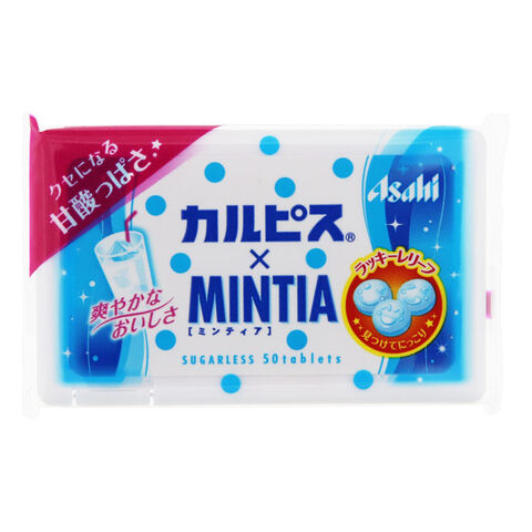 日本 朝日 ASAHI朝日 MINTIA无糖汽水薄荷糖 50粒 7G — 家禾贸易集团美国批发供应