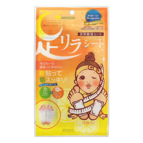 ASHIRIRA树之惠 天然树液除湿气美容足贴 西柚 2枚入 日本 Ashirira ASHIRIRA树之惠 天然树液除湿气美容足贴 西柚 2枚入 — 家禾贸易集团美国批发供应
