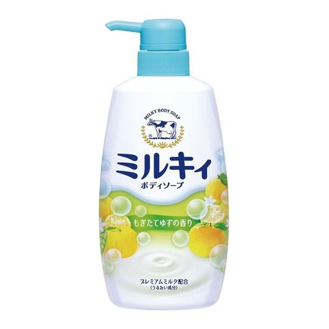 COW牛乳石鹼共进社 美肌泡沫沐浴乳 天然柚香 550ml 日本 牛乳石碱 COW牛乳石鹼共进社 美肌泡沫沐浴乳 天然柚香 550ml — 家禾贸易集团美国批发供应