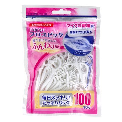 Dental Dentalpro Fresh Floss Picks — Japanese oral care product available wholesale from JIAHE Trading Group
