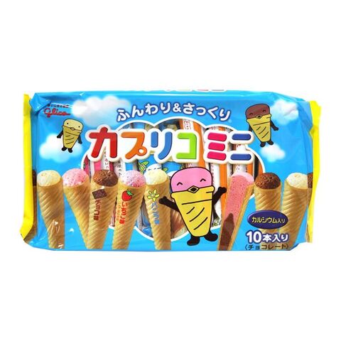 日本 格力高 GLICO格力高 CALPICO mini版三味巧克力甜品筒 10枚入 — 家禾贸易集团美国批发供应