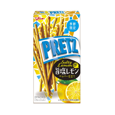 日本 格力高 Glico Pretz Salt & Lemon Biscuit Sticks — 家禾贸易集团美国批发供应