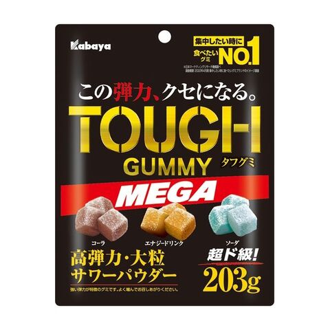 日本 卡巴也 KABAYA TOUGH超弹可乐汽水柠檬味软糖大包装 203G — 家禾贸易集团美国批发供应