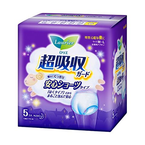 花王LAURIER超吸收生安睡棉柔裤 5包 日本 花王 花王LAURIER超吸收生安睡棉柔裤 5包 — 家禾贸易集团美国批发供应