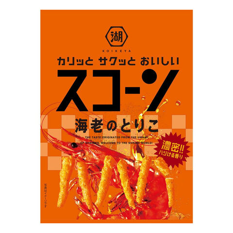 日本 湖池屋 Koikeya Corn Puff Scone Shrimp — 家禾贸易集团美国批发供应