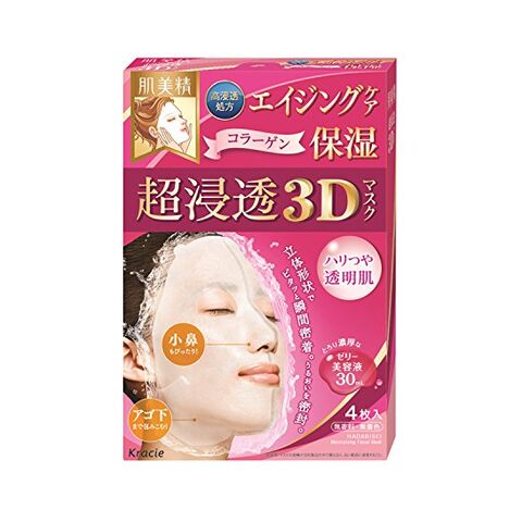 日本 葵缇亚 嘉娜宝 KRACIE 肌美精 深层抗皱3D 超保湿浸透 4枚 — 家禾贸易集团美国批发供应