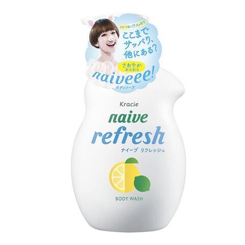 KRACIE嘉娜宝 NAIVE 纯植物性润泽沐浴乳 清新柠檬香 530ml 日本 葵缇亚 KRACIE嘉娜宝 NAIVE 纯植物性润泽沐浴乳 清新柠檬香 530ml — 家禾贸易集团美国批发供应