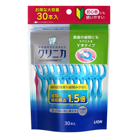 Lion Clinica AD Dental Floss Y 30P — Japanese oral care product available wholesale from JIAHE Trading Group