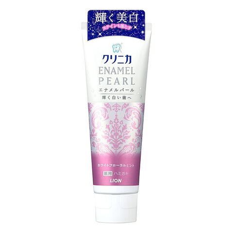 Lion Enamel Pearl White Floral Mint Toothpaste 130g — Japanese oral care product available wholesale from JIAHE Trading Group