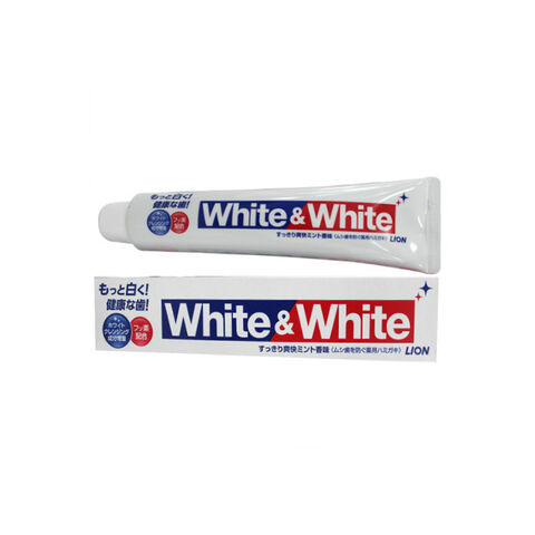 Lion White&white Fresh Mint Toothpaste 150g — Japanese oral care product available wholesale from JIAHE Trading Group