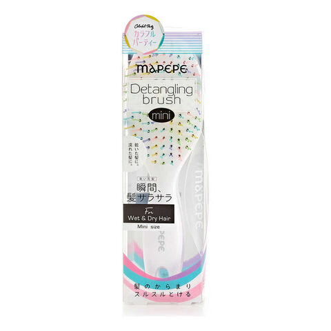 日本 Mapepe Mapepe Detangling Brush Mini Colorful PA — 家禾贸易集团美国批发供应