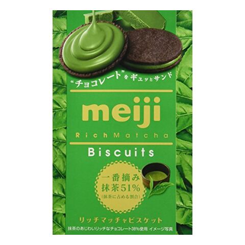 日本 明治 MEIJI明治 香浓绿茶饼干 6pcs — 家禾贸易集团美国批发供应
