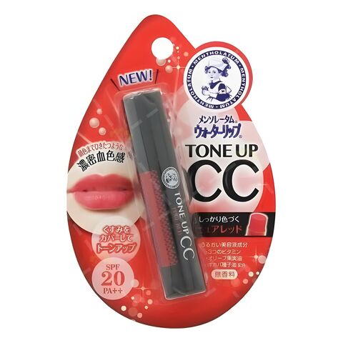 日本 曼秀雷敦 Mentholatum LIP Cream Tone UP CC Pure RED — 家禾贸易集团美国批发供应