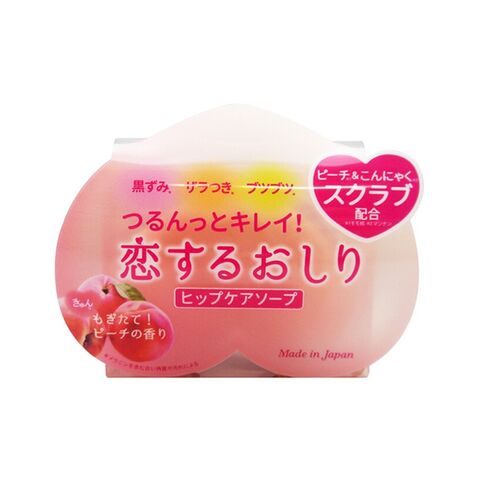 PELICAN臀部去黑色素角质光滑保湿美臀桃子皂 80g 日本 鹈鹕 PELICAN臀部去黑色素角质光滑保湿美臀桃子皂 80g — 家禾贸易集团美国批发供应