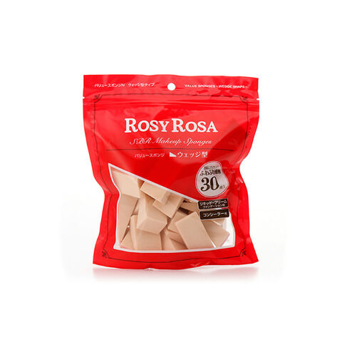 日本 Rosy Rosa ROSY ROSA 粉底液粉扑五角型 30枚入 — 家禾贸易集团美国批发供应