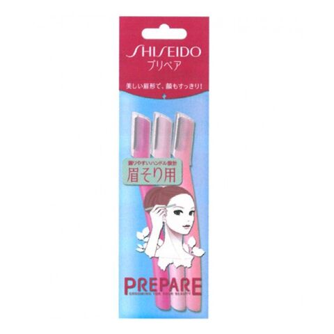 日本 资生堂 SHISEIDO资生堂PREPARE美颜面部除毛刀 粉系三色入 — 家禾贸易集团美国批发供应