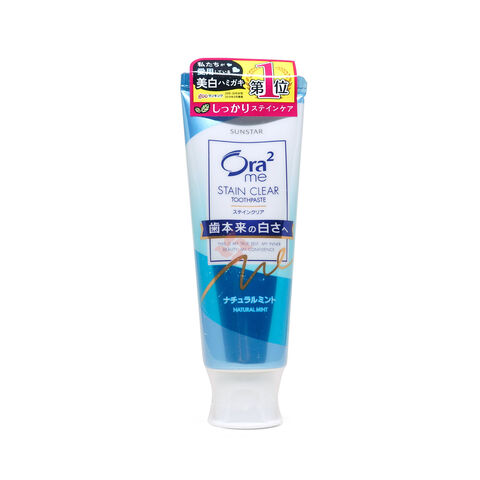 Sunstar ORA2 ME Stain CLR WHI Mint — Japanese oral care product available wholesale from JIAHE Trading Group