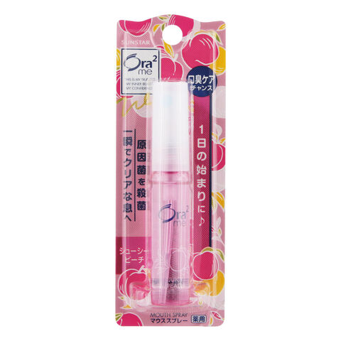 Sunstar ORA2 Mouth Spray Peach — Japanese oral care product available wholesale from JIAHE Trading Group