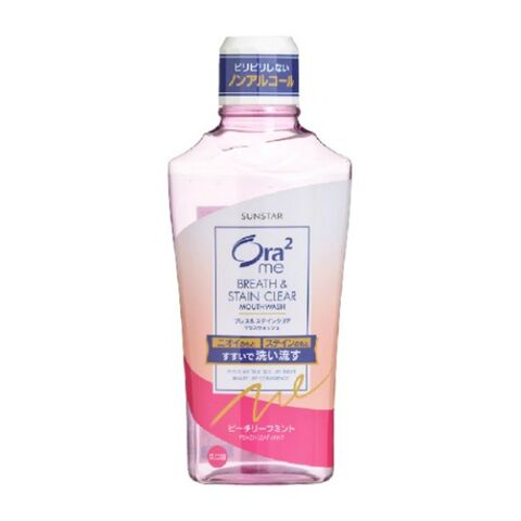 Sunstar ORA2 Mouthwash Peach Mint — Japanese oral care product available wholesale from JIAHE Trading Group