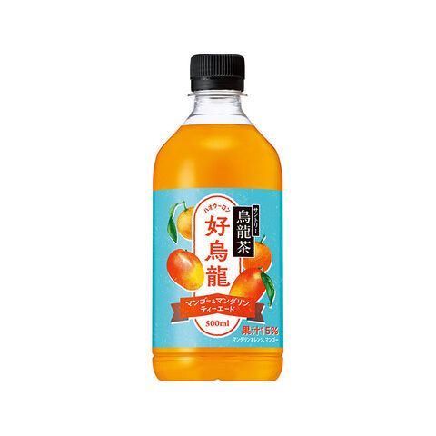 日本 三得利 Suntory Soft Drink Oolong TEA Mango Mandarin — 家禾贸易集团美国批发供应