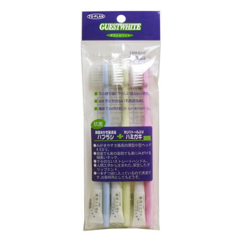 To-plan Guestwht Toothbrush SET 日本 东方 To-plan Guestwht Toothbrush SET — 家禾贸易集团美国批发供应