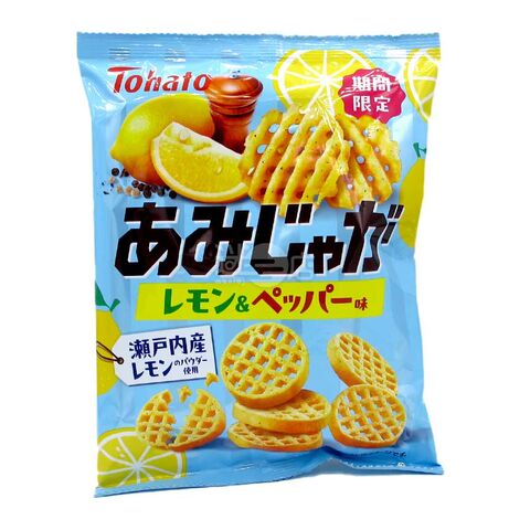 日本 东鸠 Tohato Amijyaga Lemon Pepper Thick CUT Chips — 家禾贸易集团美国批发供应