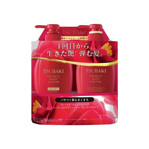 Tsubaki Moist & Repair Shampoo & Conditioner Pump Pair SET 日本 丝蓓绮 Tsubaki Moist & Repair Shampoo & Conditioner Pump Pair SET — 家禾贸易集团美国批发供应