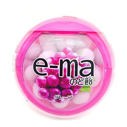 日本 味觉糖 UHA悠哈 味觉糖 E-MA木糖醇果糖 葡萄味 33g — 家禾贸易集团美国批发供应
