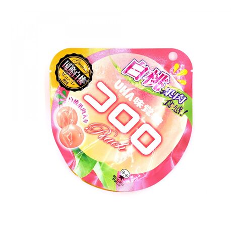 日本 味觉糖 UHA悠哈味觉糖 全天然果汁软糖 夏季限定水蜜桃味 40g — 家禾贸易集团美国批发供应