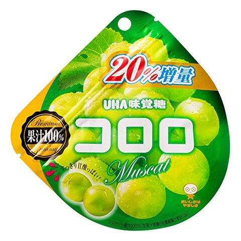日本 味觉糖 UHA 悠哈味觉糖 果汁软糖 绿葡萄 48g — 家禾贸易集团美国批发供应
