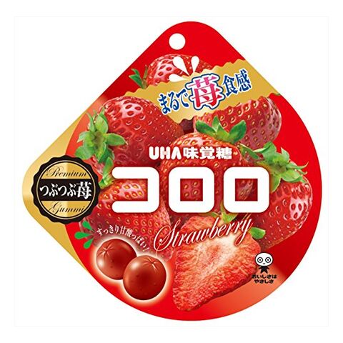 日本 味觉糖 UHA悠哈 味觉糖 新食感纯正草莓口感果汁软糖 40g — 家禾贸易集团美国批发供应