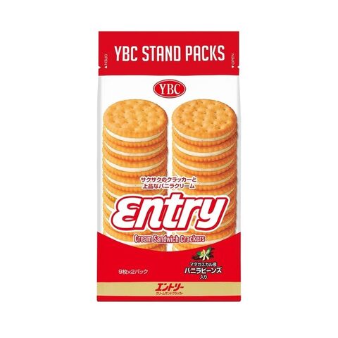 日本 YBC YBC 奶油香草夹心饼干 148g — 家禾贸易集团美国批发供应